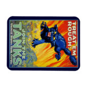 ヴィンテージ軍隊戦争の野良猫を使った募集 マグネット