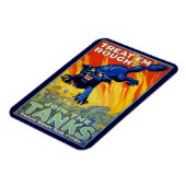 ヴィンテージ軍隊戦争の野良猫を使った募集 マグネット