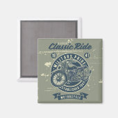 ヴィンテージ軍隊自動二輪車磁石 マグネット (正面/裏面)