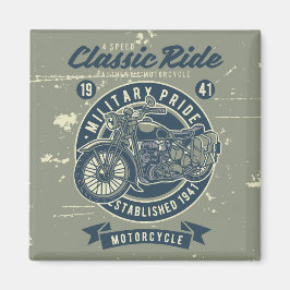 ヴィンテージ軍隊自動二輪車磁石 マグネット