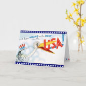 ヴィンテージ軍隊誕生日カード カード (黄色い花)