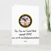 ヴィンテージ軍隊誕生日カード カード (裏面)