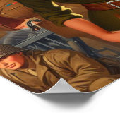 ヴィンテージ軍隊 ポスター (角)