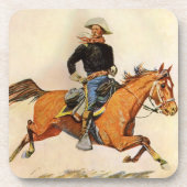 ヴィンテージ軍隊、レミントン騎兵将校 コースター (正面)