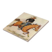 ヴィンテージ軍隊、レミントン騎兵将校 タイル (側面)