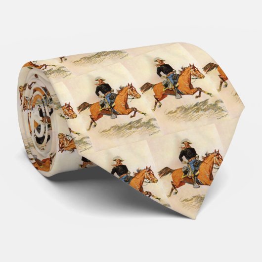 ヴィンテージ軍隊、レミントン騎兵将校 ネクタイ (ロール)