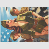 ヴィンテージ軍隊 薄葉紙 (正面)