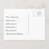 ヴィンテージ転居住所 案内ポストカード (裏面)