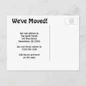 ヴィンテージ転換型アンティーク車所在地の変更 案内ポストカード (裏面)