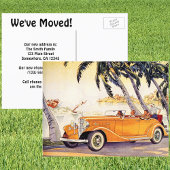 ヴィンテージ転換型アンティーク車所在地の変更 案内ポストカード