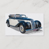 ヴィンテージ転換自動車 名刺 (裏面)