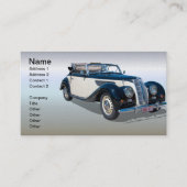 ヴィンテージ転換自動車 名刺 (正面)