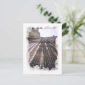 ヴィンテージ転送 – 分岐トラック ポストカード (スタンド正面)