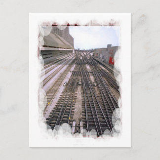 ヴィンテージ転送 – 分岐トラック ポストカード
