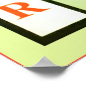 ヴィンテージ輪状ラベル ポスター (角)