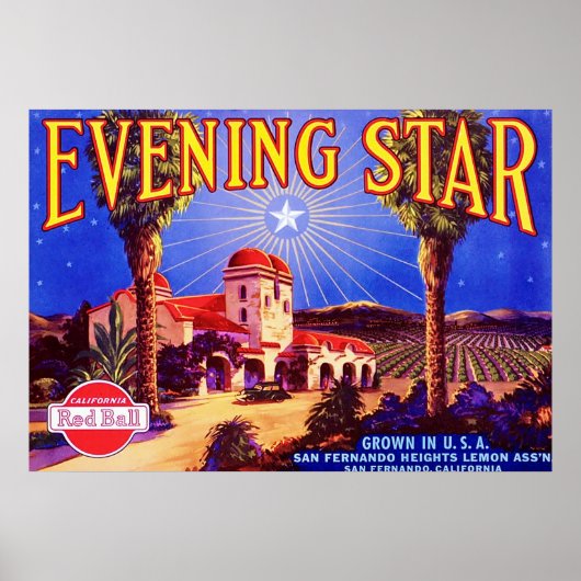 ヴィンテージ輪状ラベル ポスター (正面)