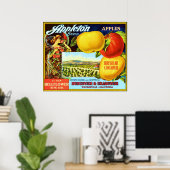 ヴィンテージ輪状ラベル ポスター (ホームオフィス)