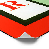 ヴィンテージ輪状ラベル ポスター (角)