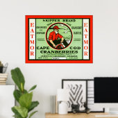 ヴィンテージ輪状ラベル ポスター (ホームオフィス)