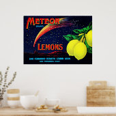 ヴィンテージ輪状ラベル ポスター (キッチン)