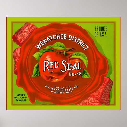 ヴィンテージ輪状ラベル ポスター (正面)