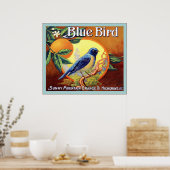 ヴィンテージ輪状ラベル ポスター (キッチン)