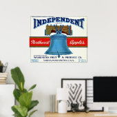 ヴィンテージ輪状ラベル ポスター (ホームオフィス)