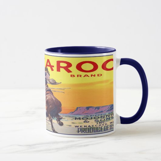 ヴィンテージ輪状ラベル マグカップ (右)