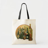 ヴィンテージ輸入ビールボトル、アルコール、飲料 トートバッグ (正面)