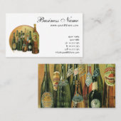 ヴィンテージ輸入ビールボトル、アルコール、飲料 名刺 (正面/裏面)