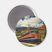 ヴィンテージ輸送アメリカ西部、列車158 マグネット (正面/裏面)