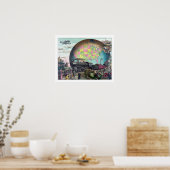 ヴィンテージ輸送コラージュ ポスター (キッチン)