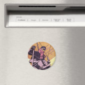 ヴィンテージ輸送ハンググライダー航空機 マグネット (インサイチュ (食洗機))