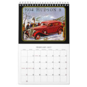 ヴィンテージ輸送型枠 カレンダー (2月 2027)