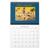 ヴィンテージ輸送型枠 カレンダー (1月 2027)