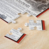 ヴィンテージ輸送広告テーマ ジグソーパズル (側面)