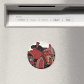 ヴィンテージ輸送業者アンティーク転換車 マグネット (インサイチュ (食洗機))