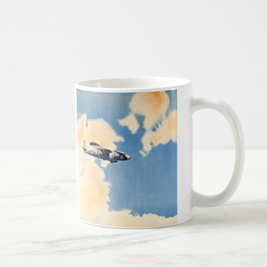 ヴィンテージ輸送機, アルバトロス航空機 コーヒーマグカップ (右)