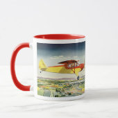 ヴィンテージ輸送機 マグカップ (左)