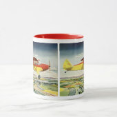 ヴィンテージ輸送機 マグカップ (中央)
