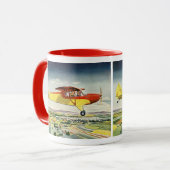 ヴィンテージ輸送機 マグカップ (正面左)