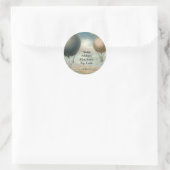 ヴィンテージ輸送熱気球、飛行船 ラウンドシール (バッグ)