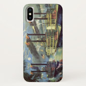 ヴィンテージ輸送船スチームボート Case-Mate iPhoneケース (裏面)