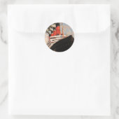 ヴィンテージ輸送、クルーズシップ港タグボート ラウンドシール (バッグ)