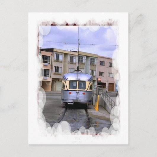 ヴィンテージ輸送 – 市内電車 ポストカード (正面)