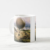 ヴィンテージ輸送、熱気球の小石 コーヒーマグカップ (正面左)