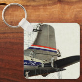 ヴィンテージ輸送、航空機の整備 キーホルダー (正面)