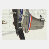 ヴィンテージ輸送、航空機メンテナンス ラッピングペーパーシート (正面2)