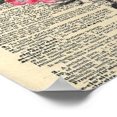 ヴィンテージ辞書バードネストポスター ポスター (角)