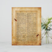 ヴィンテージ辞書ページスクラップブック紙 (スタンド正面)